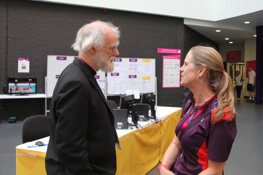 Former Archbishop of Canterbury Rowan Williams (left) at the 2012 London Paralympic Games?w=200&h=150